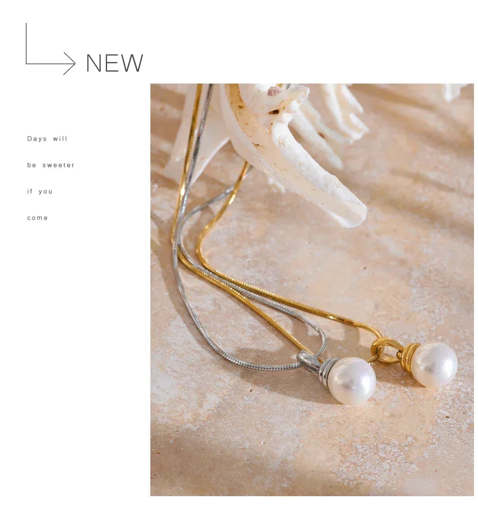 Moderne Pearl Drop - TM & CO. JEWELS 
