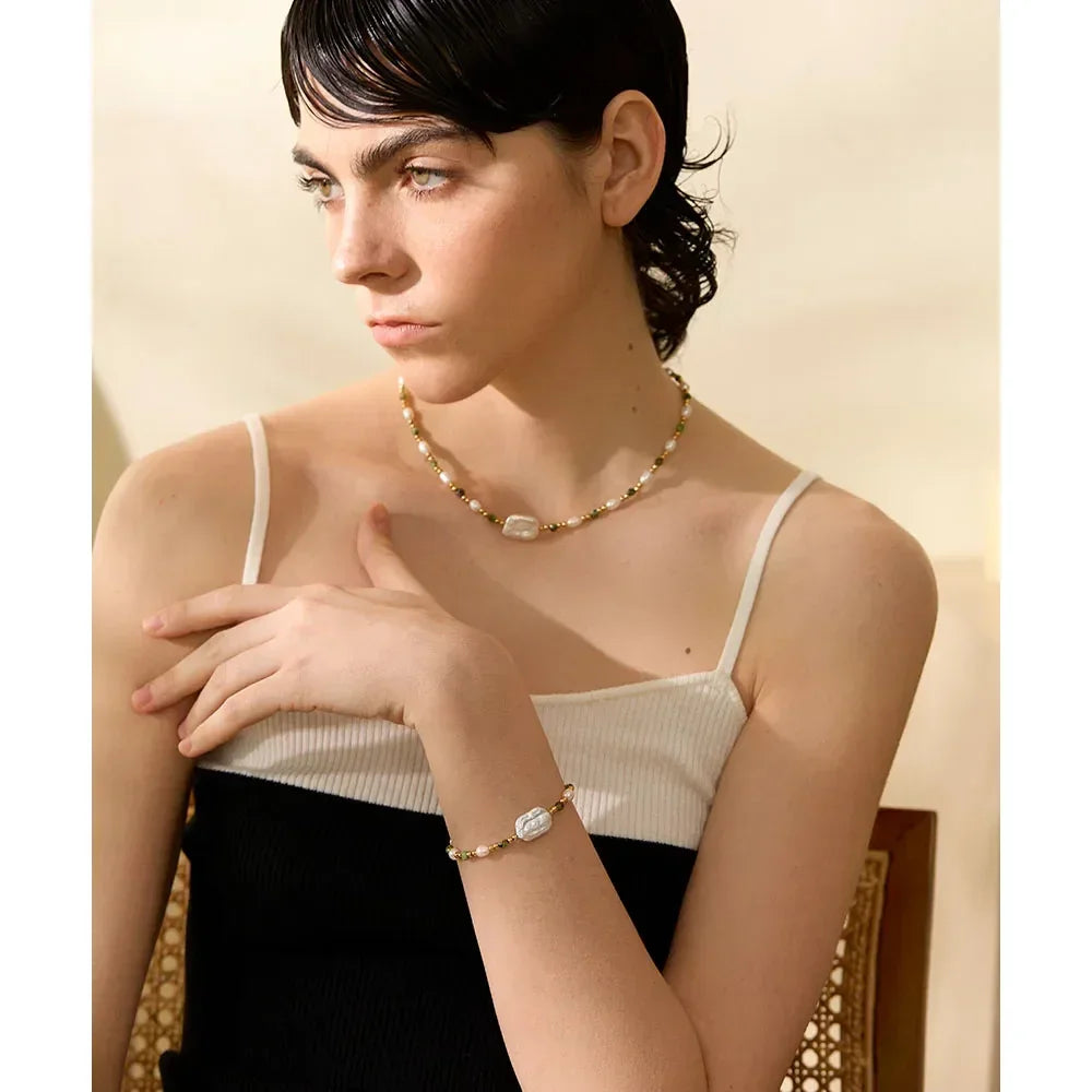 Terra Pearl Necklace - TM & CO. JEWELS 