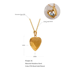 Eternal Memories Stainless Charm Necklace - TM & Co. Jewels