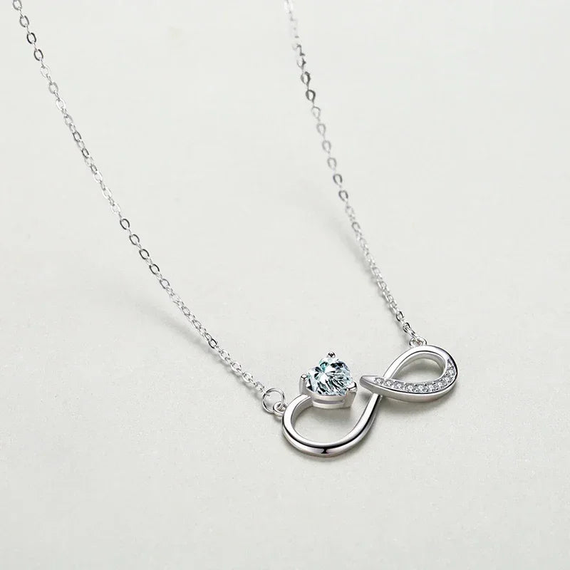Glowing Heart Charm Necklace - TM & CO. JEWELS 