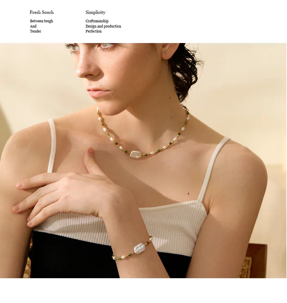 Terra Pearl Necklace - TM & CO. JEWELS 