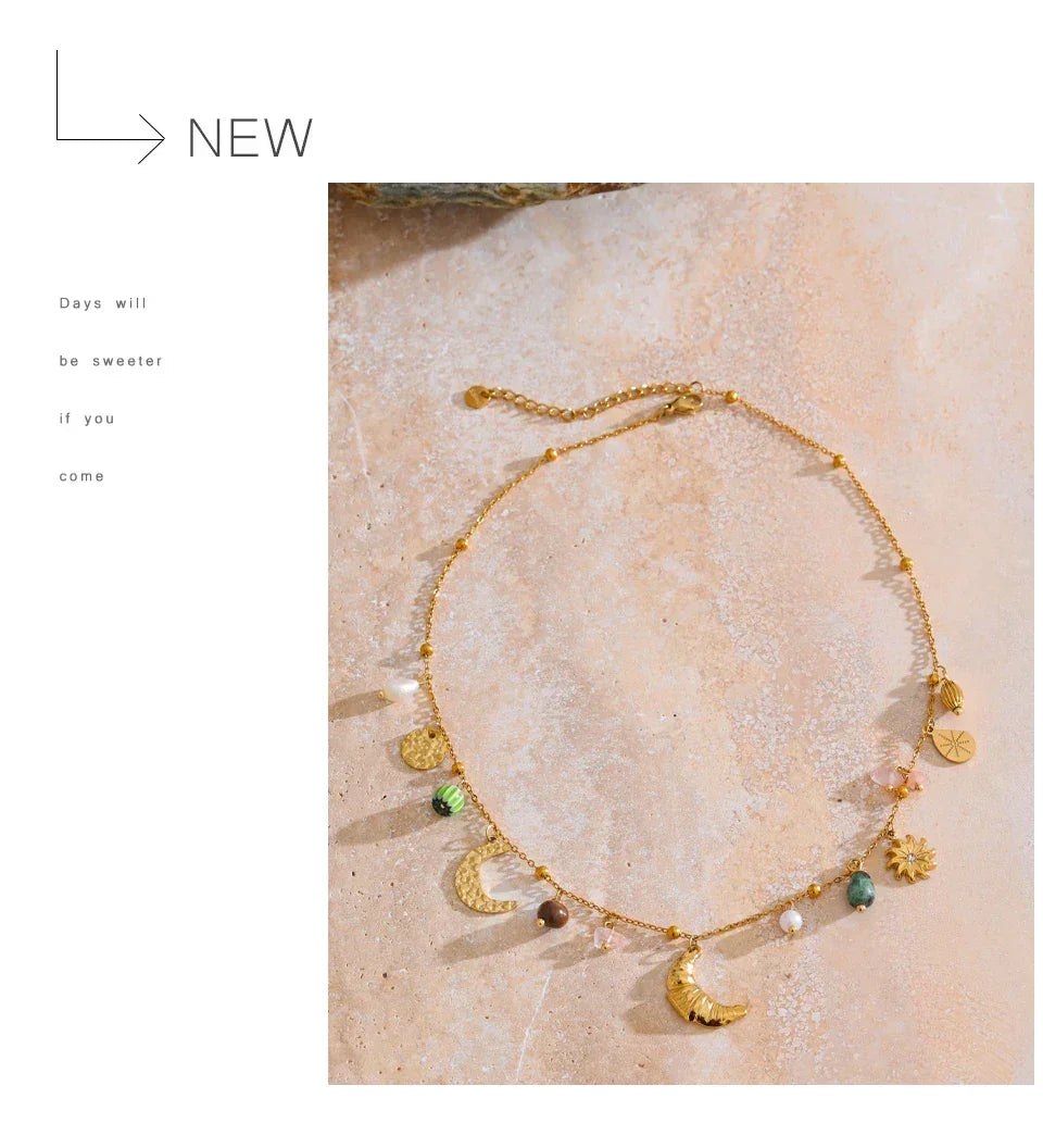 Celestial Garden Necklace - TM & CO. JEWELS 