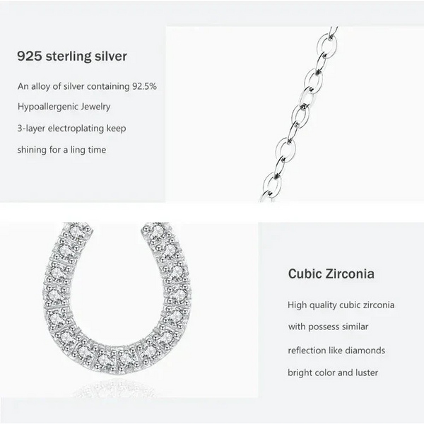 Luminous U-Design Pendant - TM & Co. Jewels