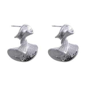 Golden Aura Wave Studs - TM & Co. Jewels