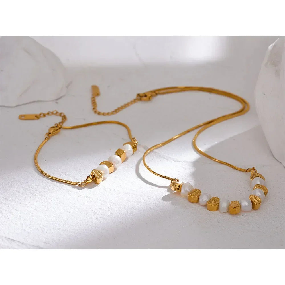 Aureate Pearl Strands - TM & CO. JEWELS 