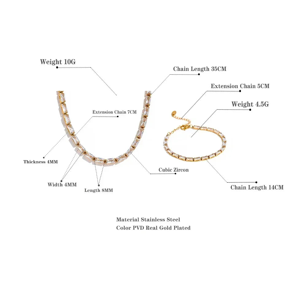 Gardenia Cascade Set - TM & CO. JEWELS 