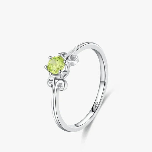 Mint Blossom Silver Ring - TM & Co. Jewels