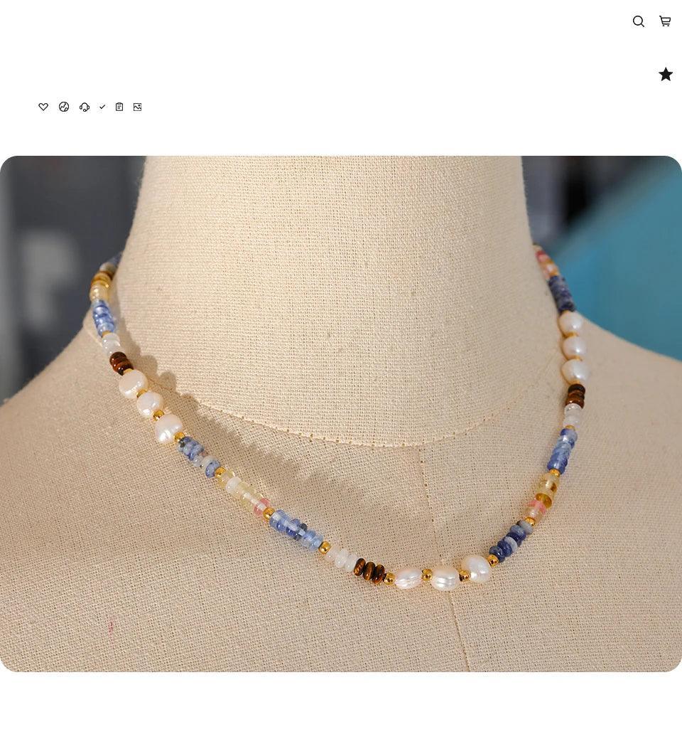 Azure Pearl Tapestry - TM & CO. JEWELS 