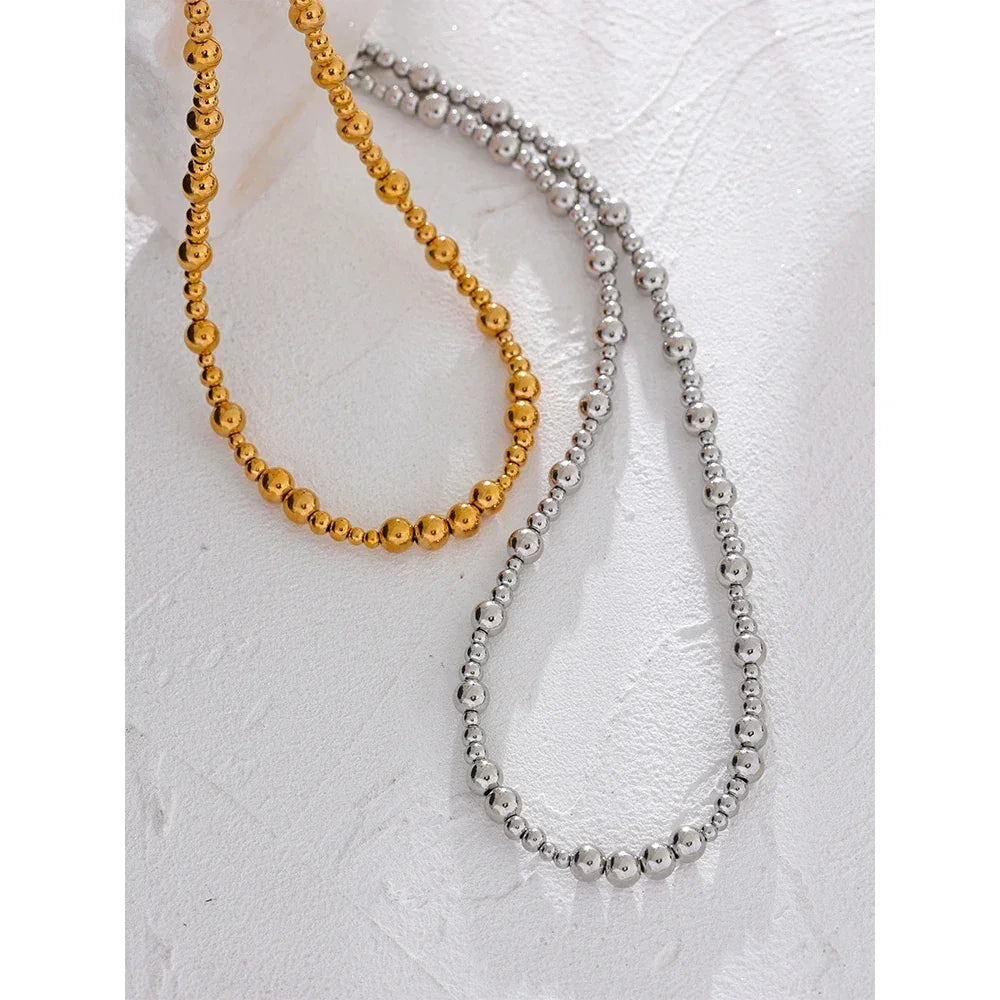Gleaming Bead Necklace - TM & Co. Jewels