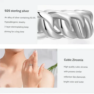 Chain Glam Ring - TM & Co. Jewels
