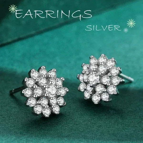Frosty Snowflake Studs - TM & Co. Jewels