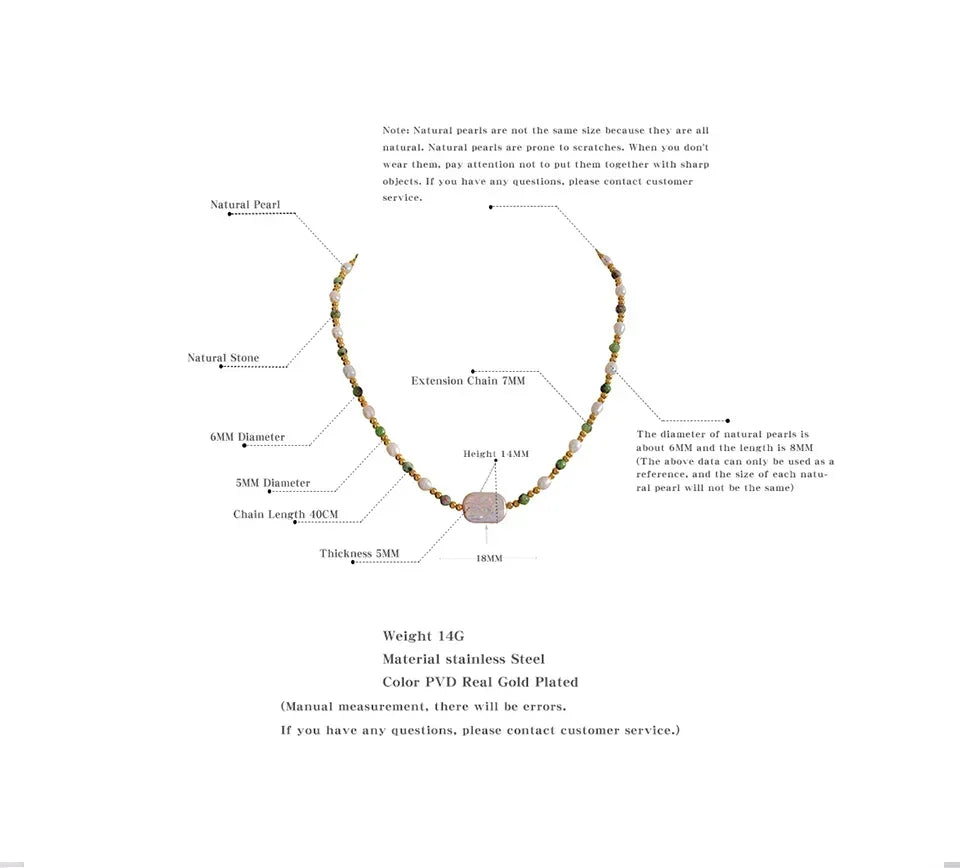 Terra Pearl Necklace - TM & CO. JEWELS 