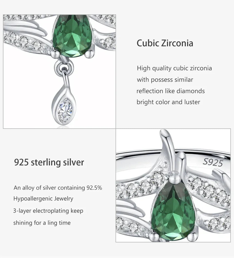 Verdant Tide Pendant Ring - TM & Co. Jewels