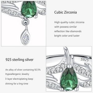 Verdant Tide Pendant Ring - TM & Co. Jewels