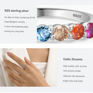 Crystal Aura Promise Band - TM & Co. Jewels