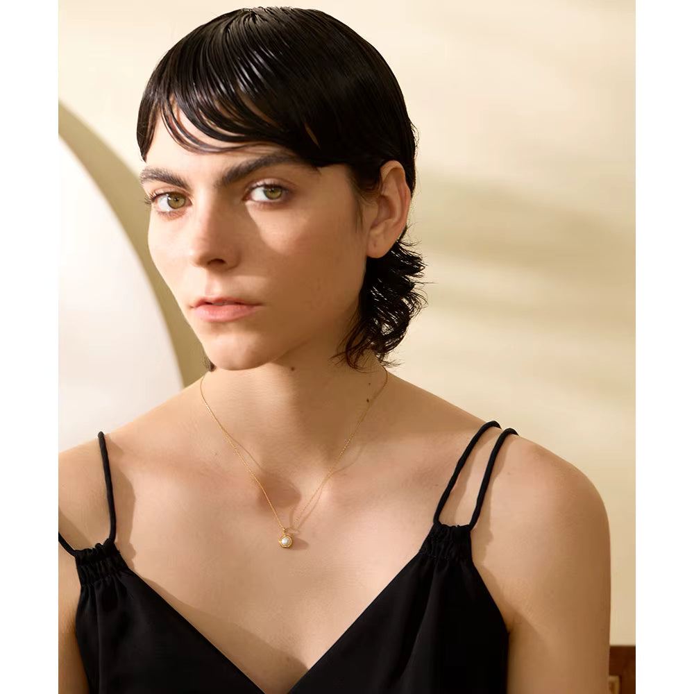 Minimalist Pearl Drop - TM & CO. JEWELS 