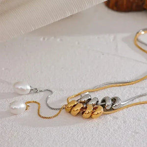 Pearl Cascade Necklace - TM & Co. Jewels