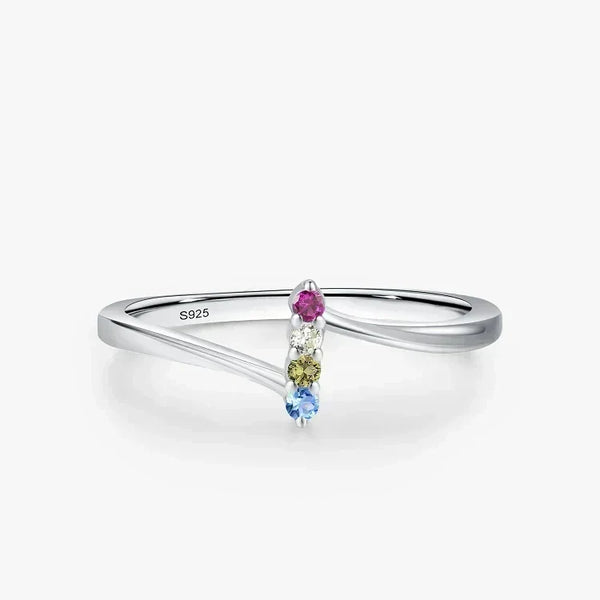 Rainbow Edge Wedding Band - TM & Co. Jewels