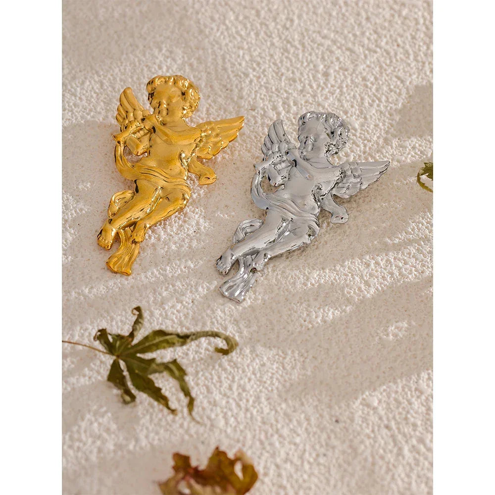 Angelic Trumpet Pin - TM & CO. JEWELS 