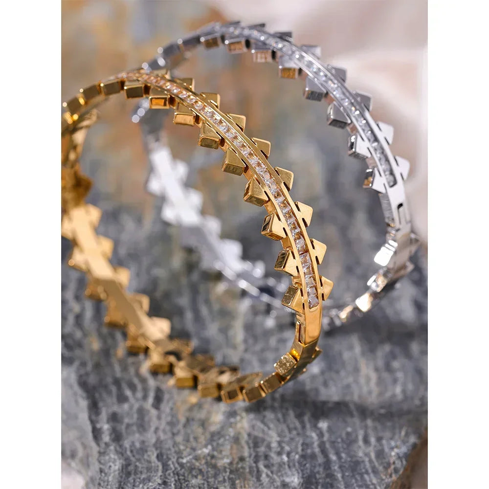 Ava's Cubic Splendor Bracelet - TM & Co. Jewels