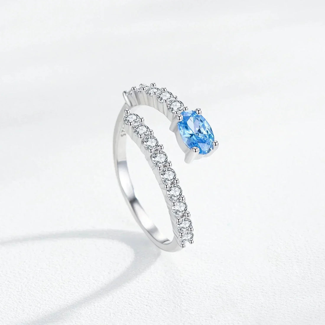 Azure Grace Open Ring - TM & Co. Jewels