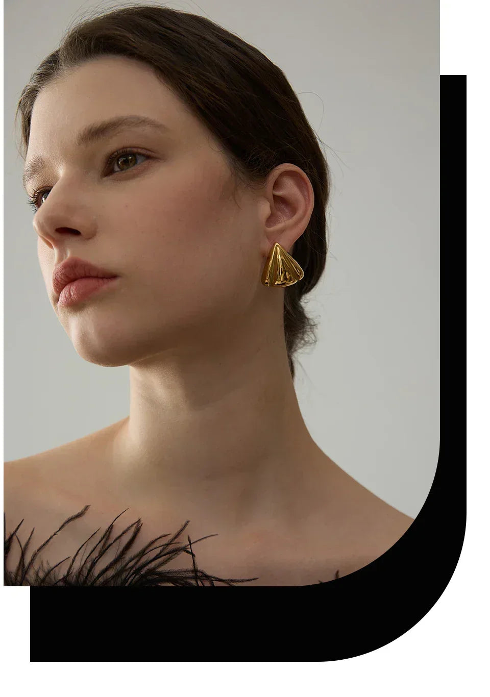 Eclipsa Vertex Gold Eclipse Studs - TM & Co. Jewels