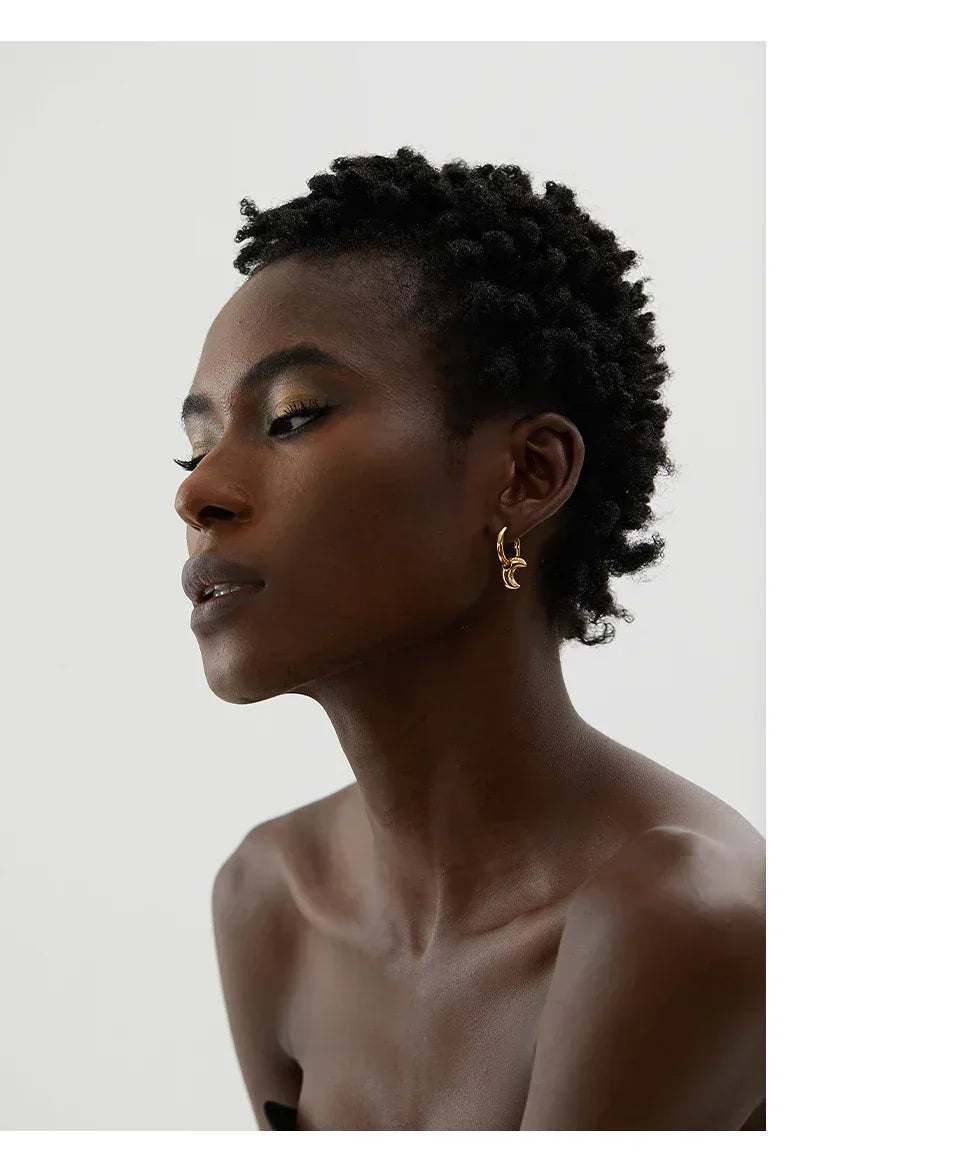 Astral Affection Hoops - TM & CO. JEWELS 