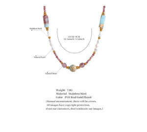 Solar Mosaic Necklace - TM & CO. JEWELS 
