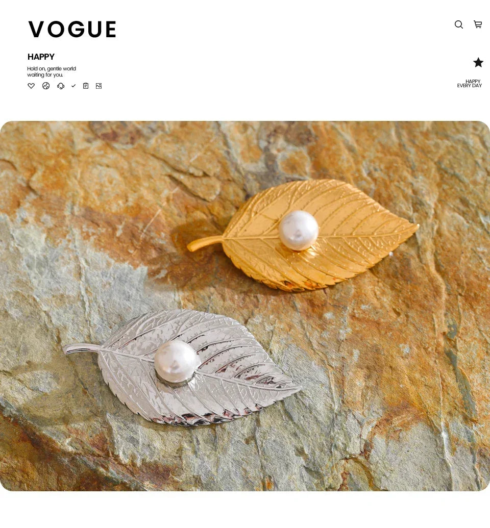 Elegant Sprig Pin - TM & CO. JEWELS 