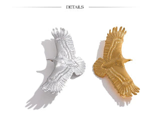 Regal Bird Brooch - TM & CO. JEWELS 
