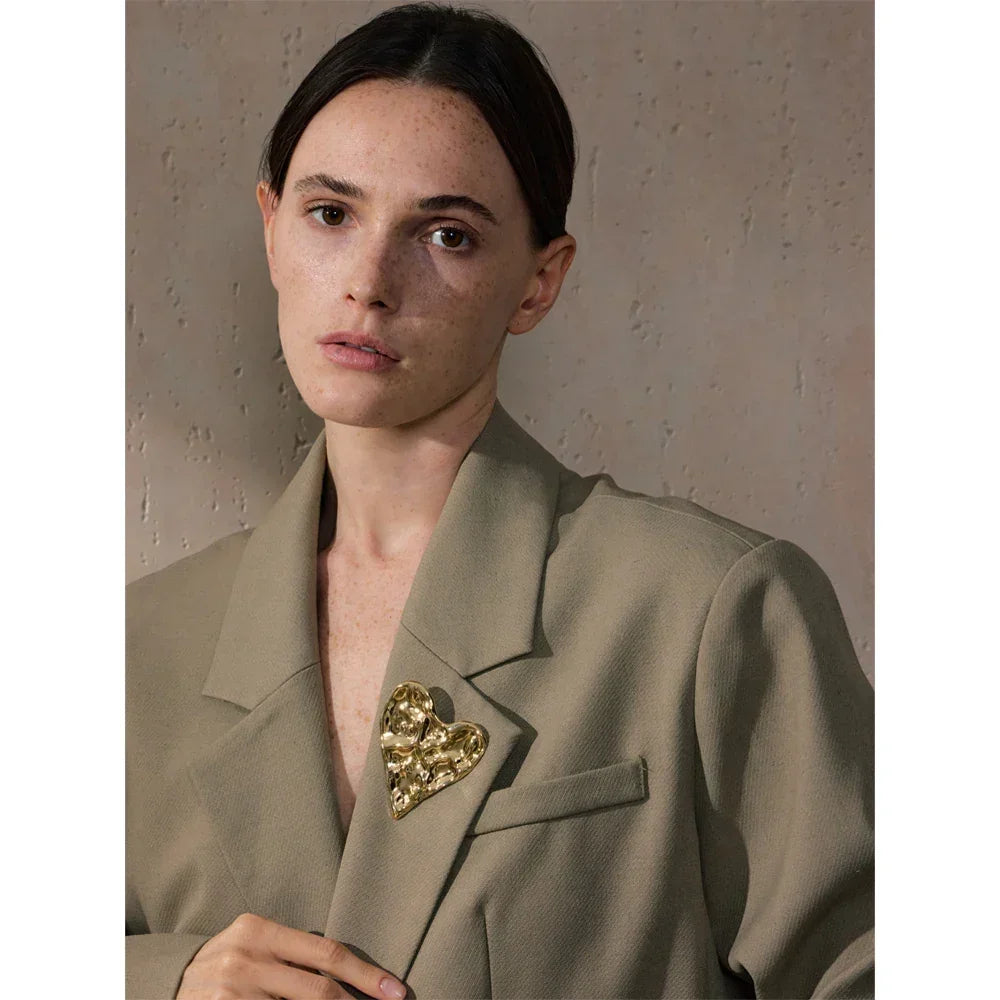 Textured Love Pin - TM & CO. JEWELS 