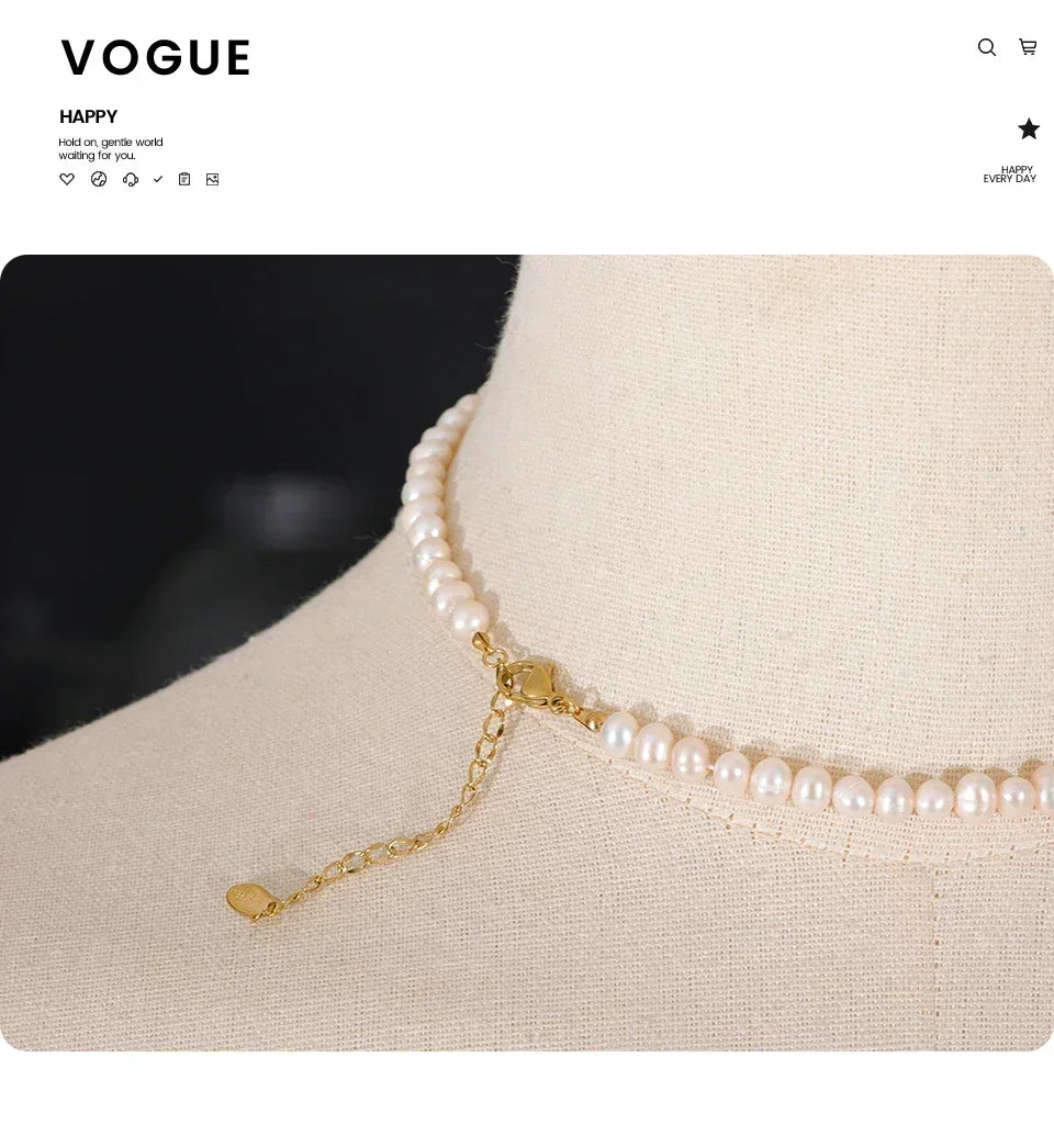 Charlotte's Pearl Collar - TM & CO. JEWELS 