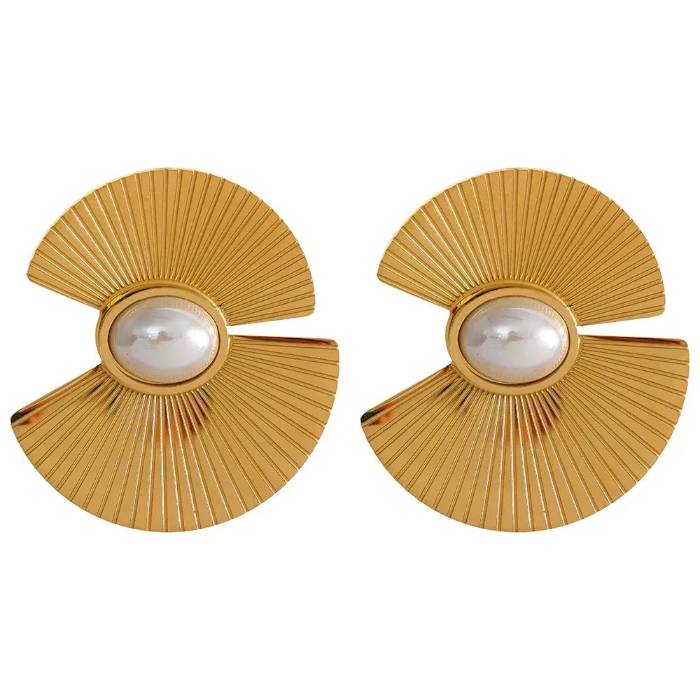 Pearl Petal Earrings - TM & Co. Jewels