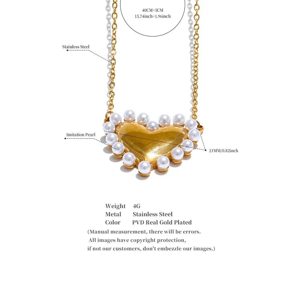 Pearl Kiss Necklace - TM & CO. JEWELS 
