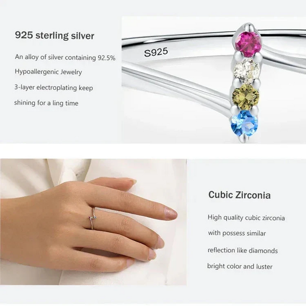 Rainbow Edge Wedding Band - TM & Co. Jewels