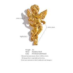 Angelic Trumpet Pin - TM & CO. JEWELS 