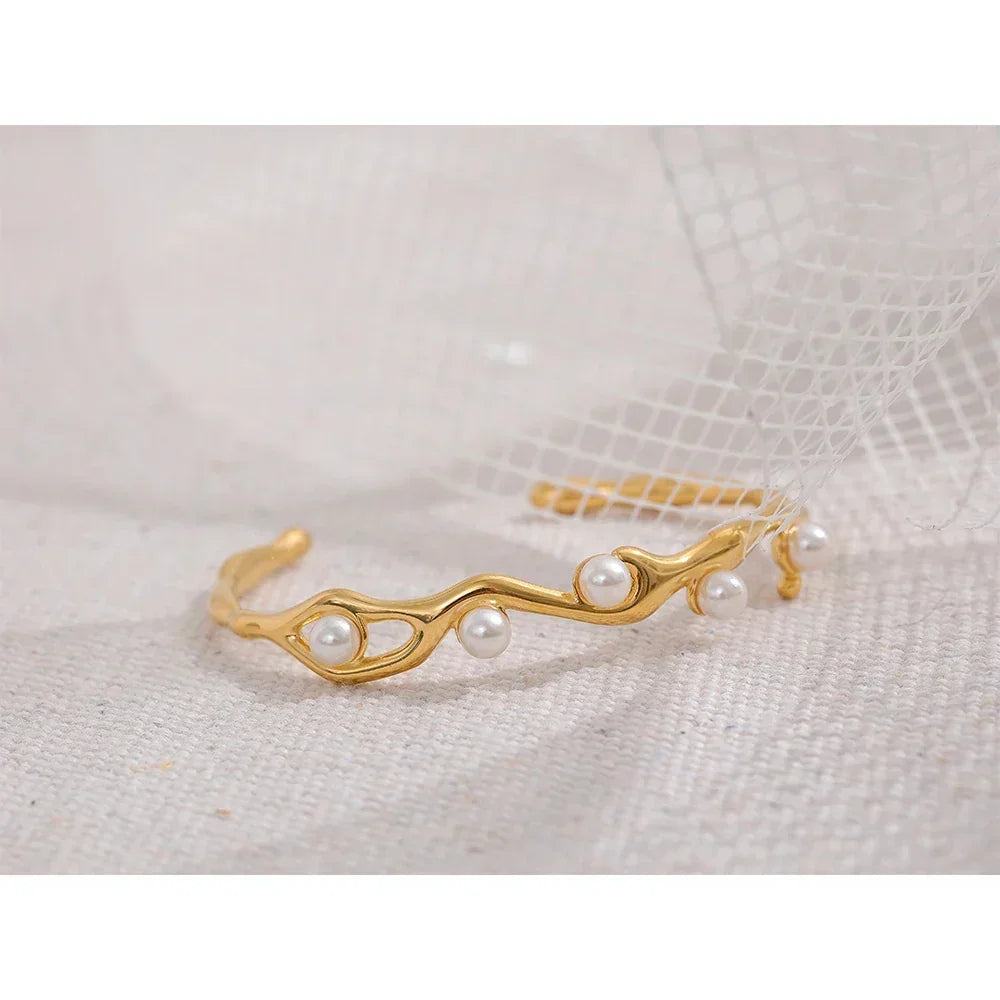 Golden Pearl Whisper - TM & Co. Jewels