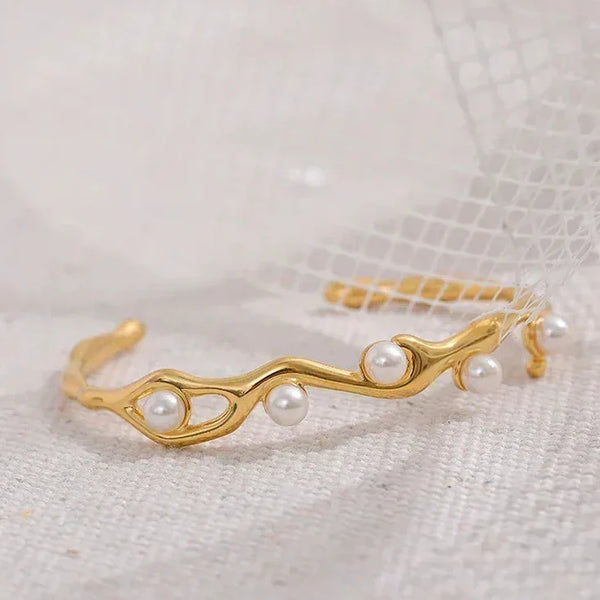 Golden Pearl Whisper - TM & Co. Jewels