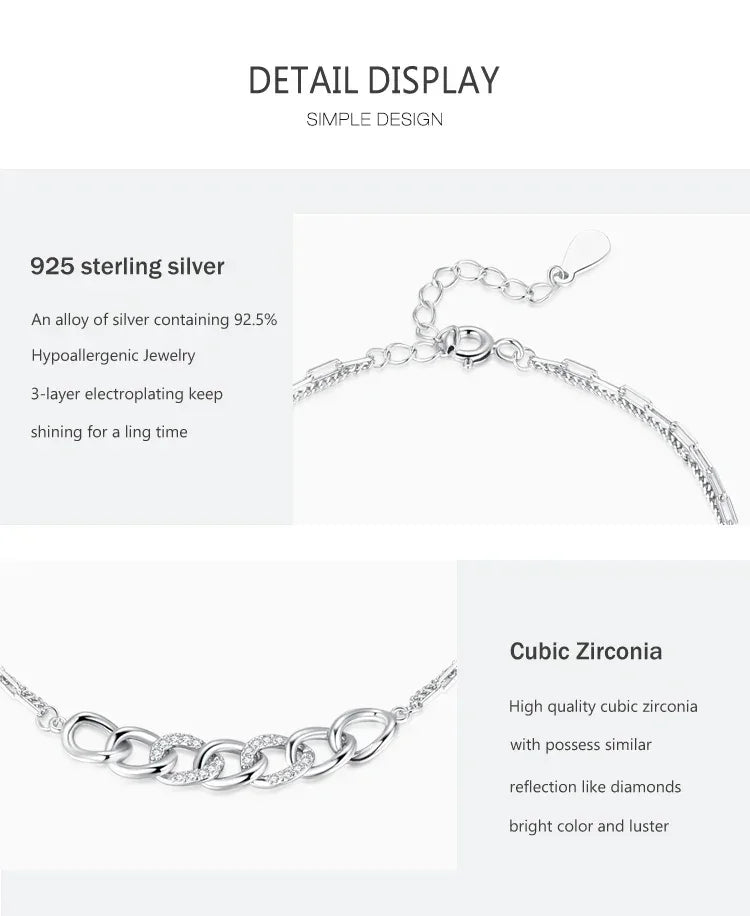 Opulent Sterling Silver Charm Bracelet - TM & Co. Jewels