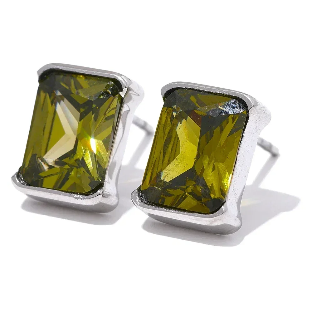 Brilliance Square Studs - TM & Co. Jewels