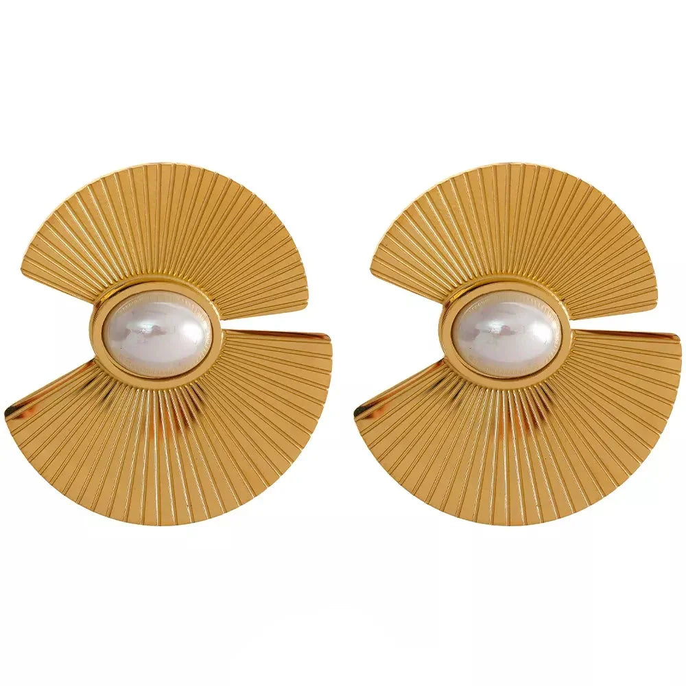 Pearl Petal Earrings - TM & Co. Jewels