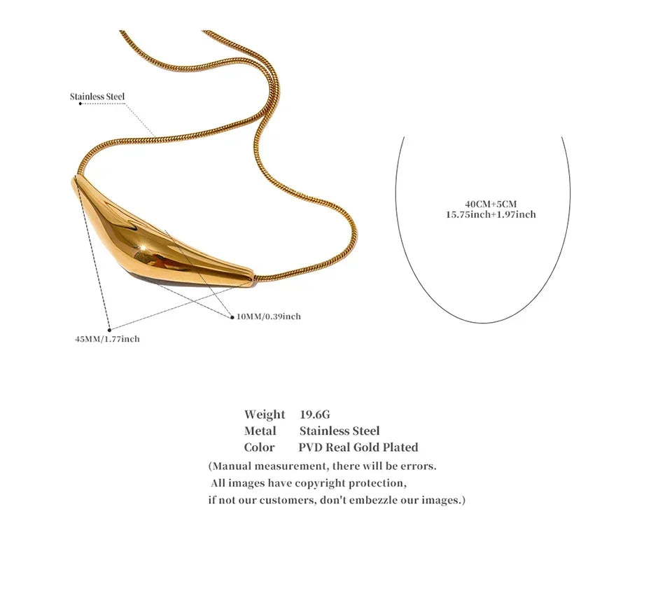 Modern Edge Collar - TM & Co. Jewels