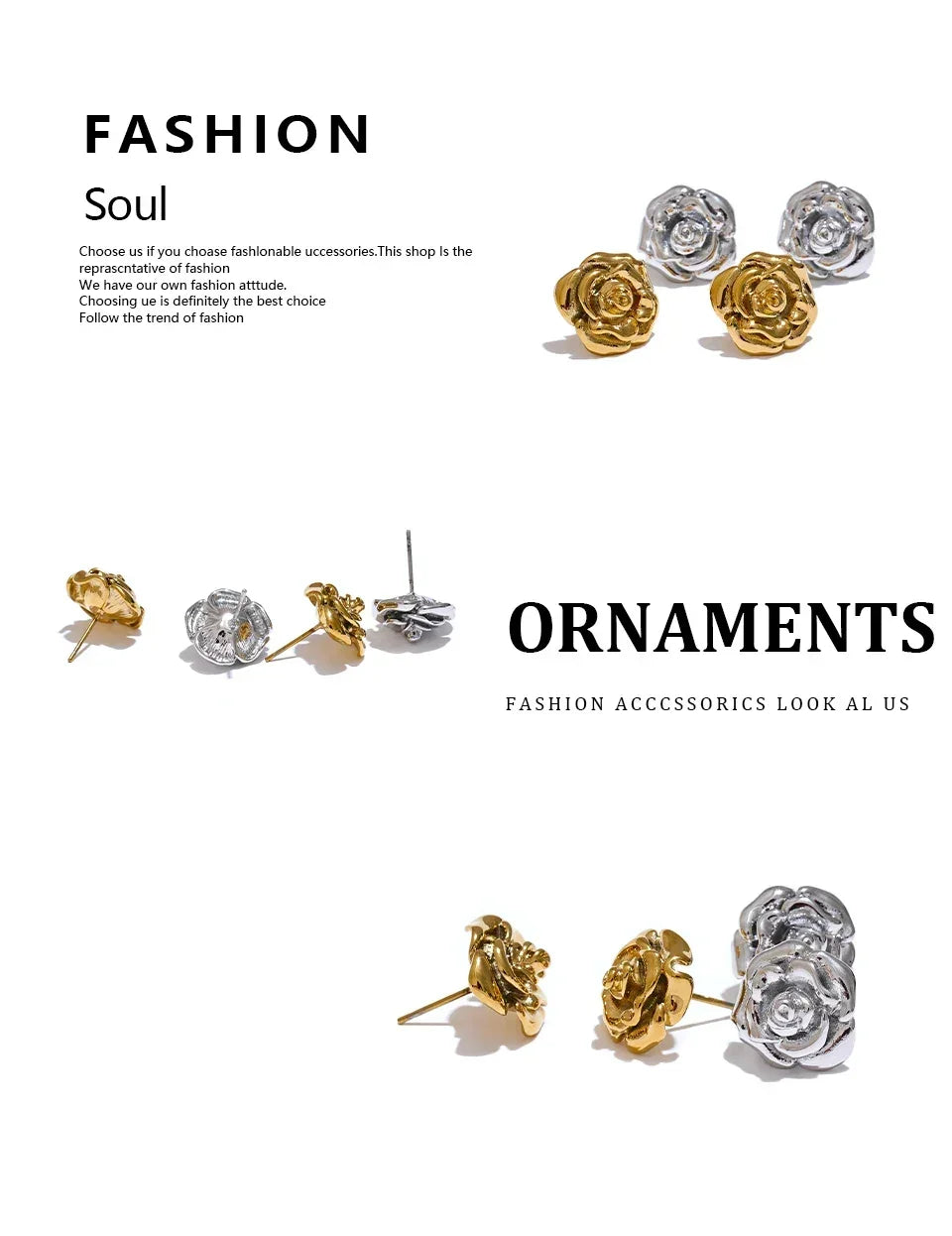 Eternal Rose Studs - TM & Co. Jewels