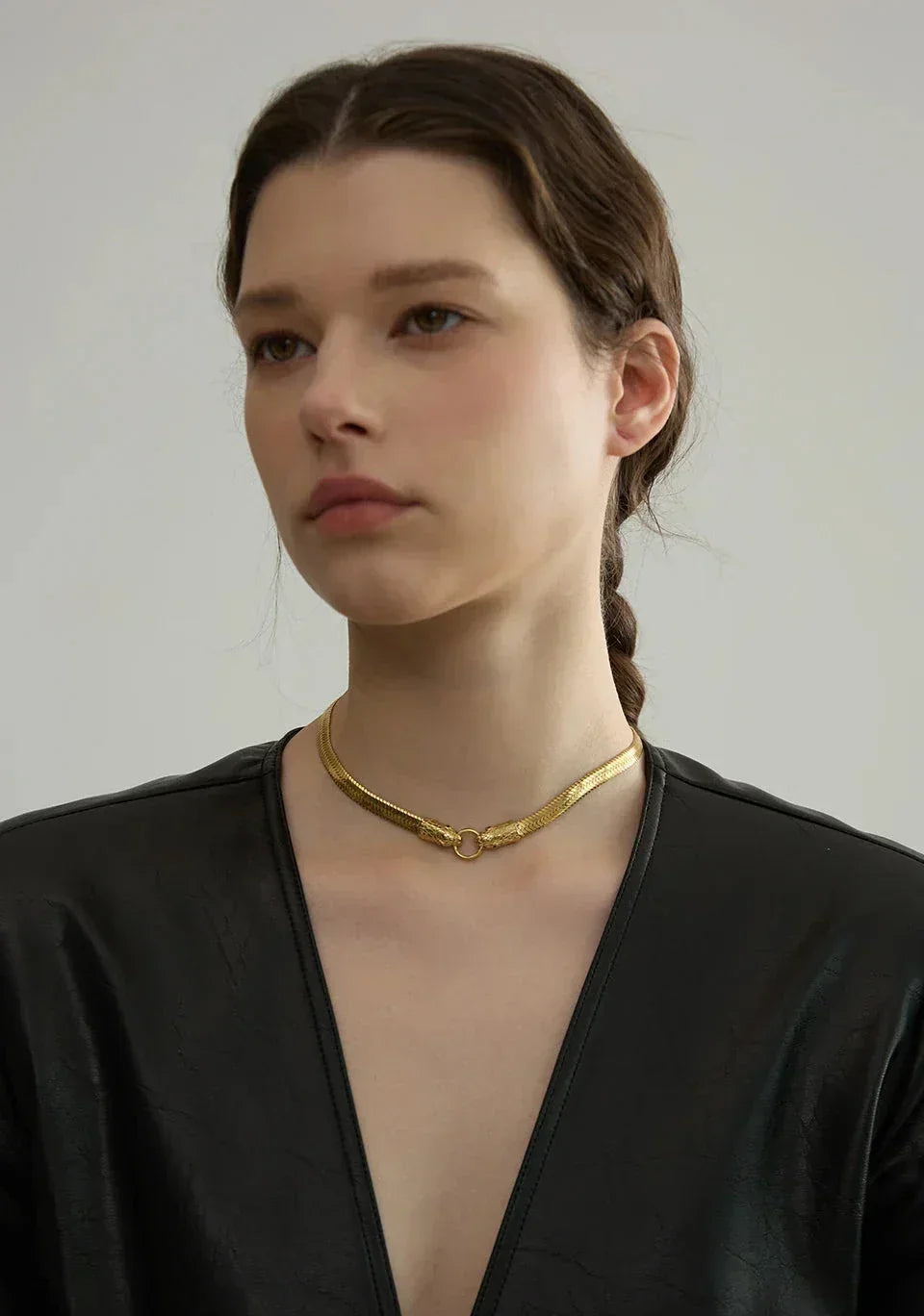 Serpent Luxe Charm Necklace - TM & Co. Jewels