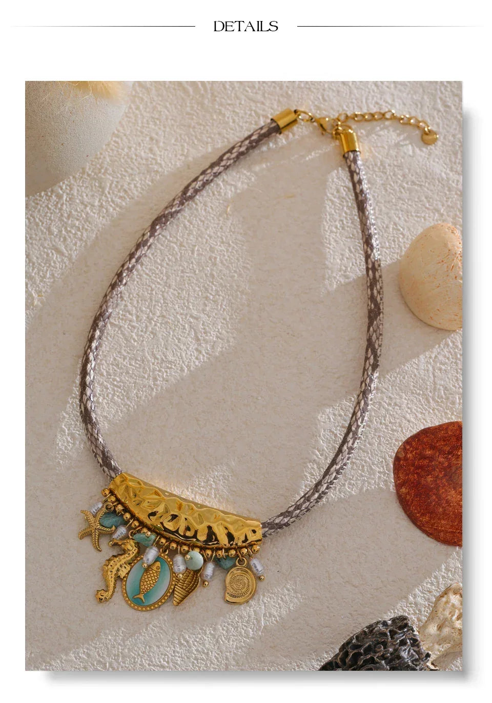 Seashell Serenity Necklace - TM & CO. JEWELS 