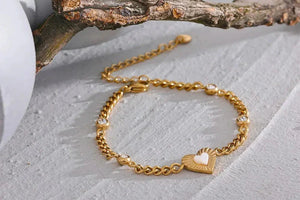 Mermaid Luxe CZ Shell Bracelet - TM & Co. Jewels
