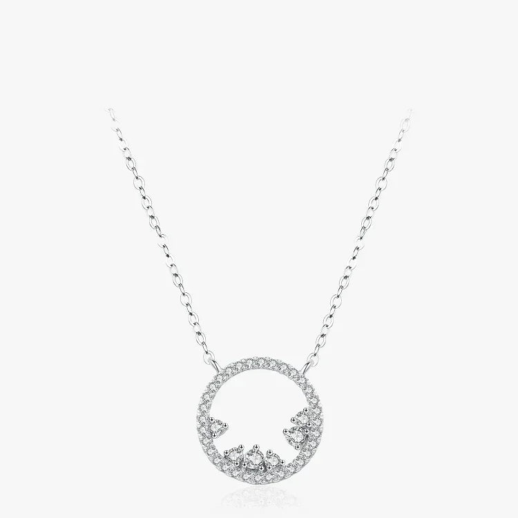 Aurora Circle Pendant - TM & CO. JEWELS 