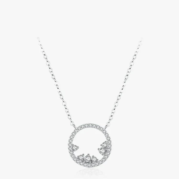Aurora Circle Pendant - TM & CO. JEWELS 