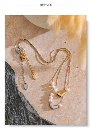 Adore Pearl Heart Pendant - TM & CO. JEWELS 