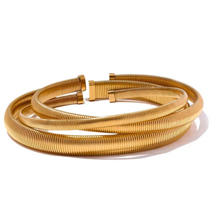 Eternal Elegance Thick Elastic Torque - TM & Co. Jewels